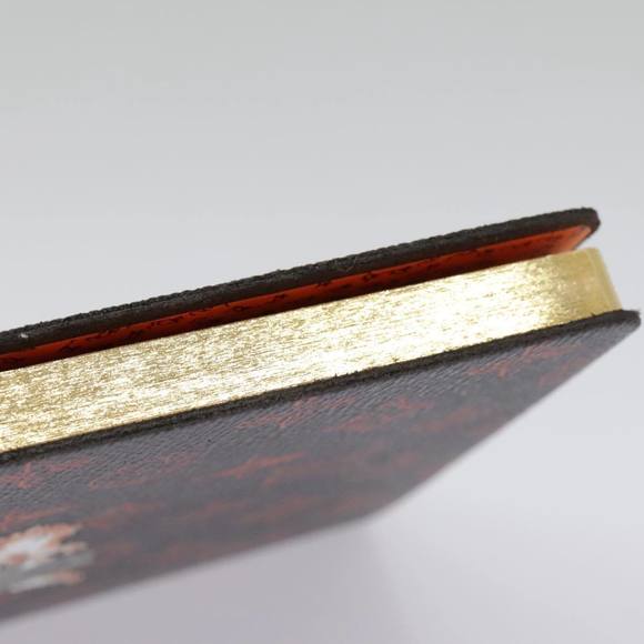 LOUIS VUITTON Catgram Cayenne Clemence Note Cover Orange GI0358 LV Auth 92886 - Picture 7 of 16